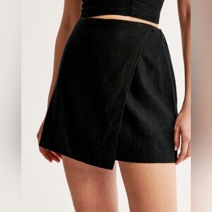 Abercrombie Linen Wrap Skort